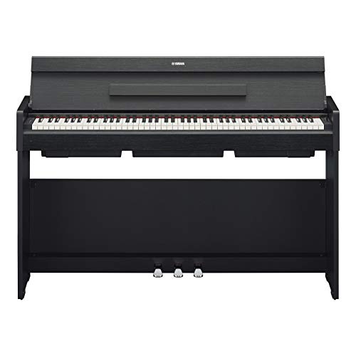 Yamaha Arius YDP-S34 piano droit numérique avec 88 touches – Avec sonorité d'un piano de concert – Elégant et compact – Compatible avec l'application Smart Pianist – Noir
