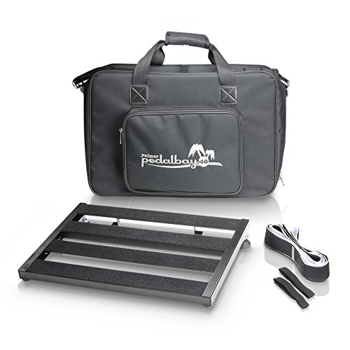 Palmer PEDALBAY® 40 - Pedalboard variable avec housse de transport matelassée 45cm