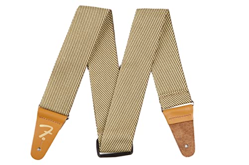 Fender Sangle Moderne en Tweed, 5,8 cm, Longueur Entièrement Réglable, Coupe Versatile pour la Plupart des Joueurs, Durabilité sans Compromis