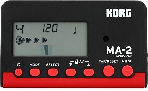 Korg MA-2 LCD Pocket Digital Métronome Black/Red