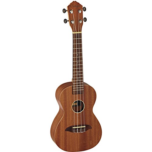 Ortega Guitars Ukulélé Concert Acoustique – Série Timber – Housse Incluse – Sapele, Naturel (RFU11S)